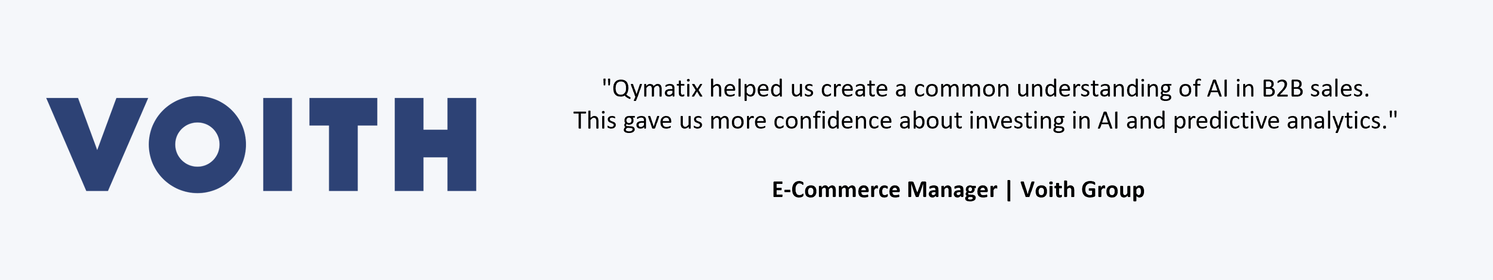 Reference Voith for Qymatix
