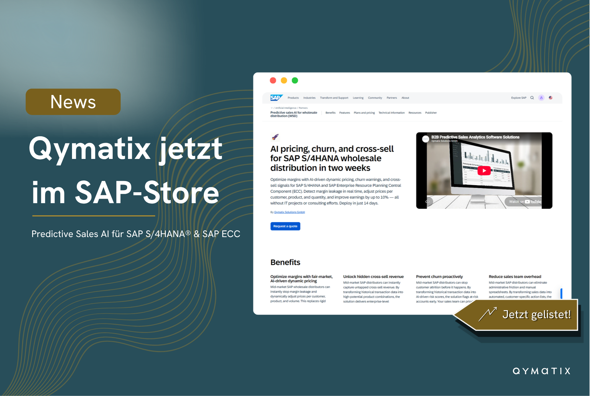 Qymatix Predictive Sales Software im SAP Store